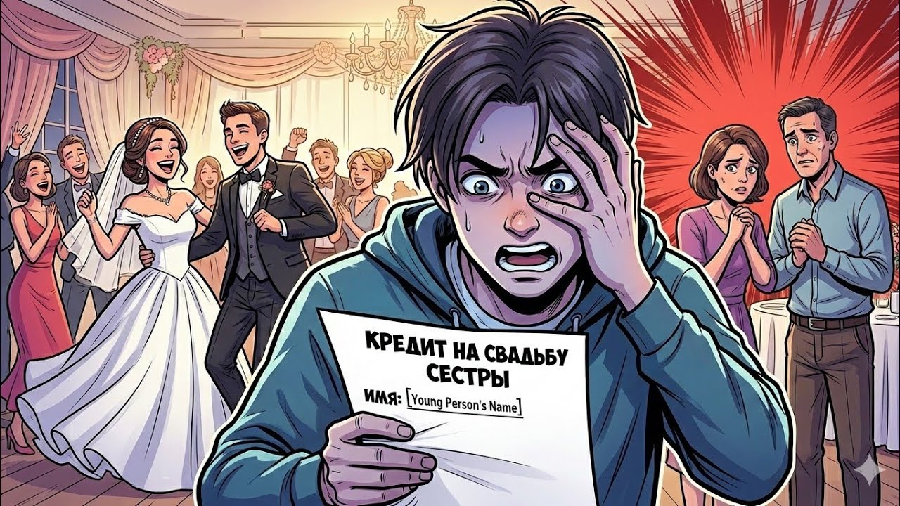 Родители взяли кредит на свадьбу сестры, НА МОЁ ИМЯ!