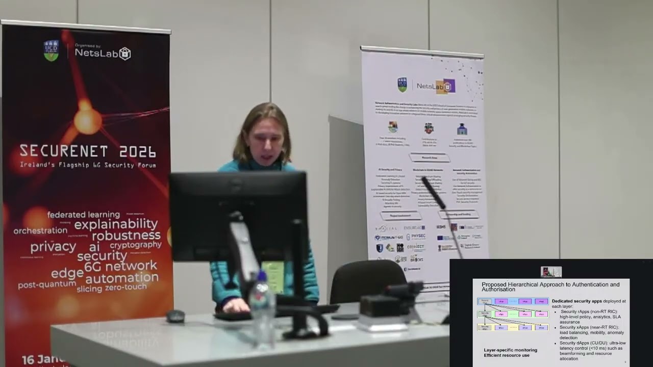 SECURENET 2026 | Security & Privacy in Open RAN: Challenges and Management | Prof. An Braeken