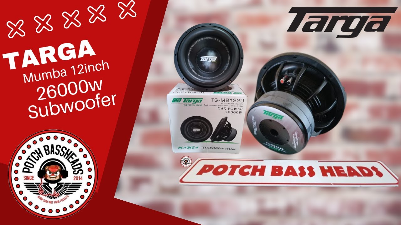 Targa Mumba 12inch 26000w subwoofer