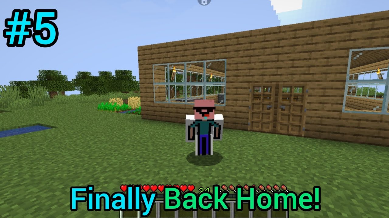 I Am Back Home After Mining!|Minecraft|#5|