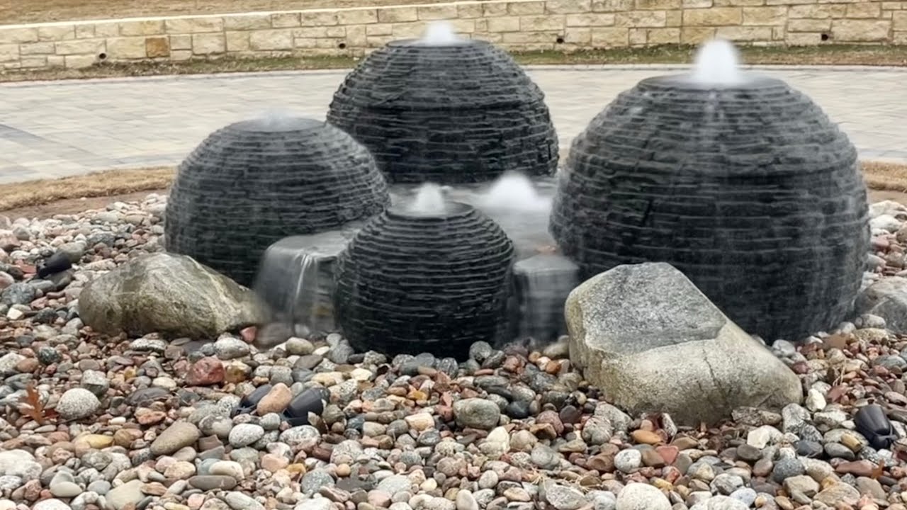 Building a CUSTOM AQUASCAPE FOUNTAIN for Front Yard!!