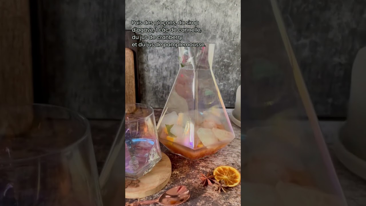 Recette Cocktail sans alcool pour Noël 
