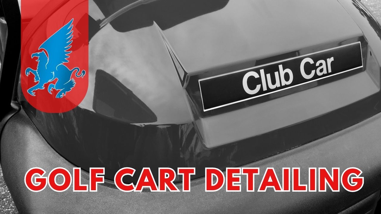 How to Clean & Fully Detail a Personal Golf Cart 🧽 Detailing a Golf Cart