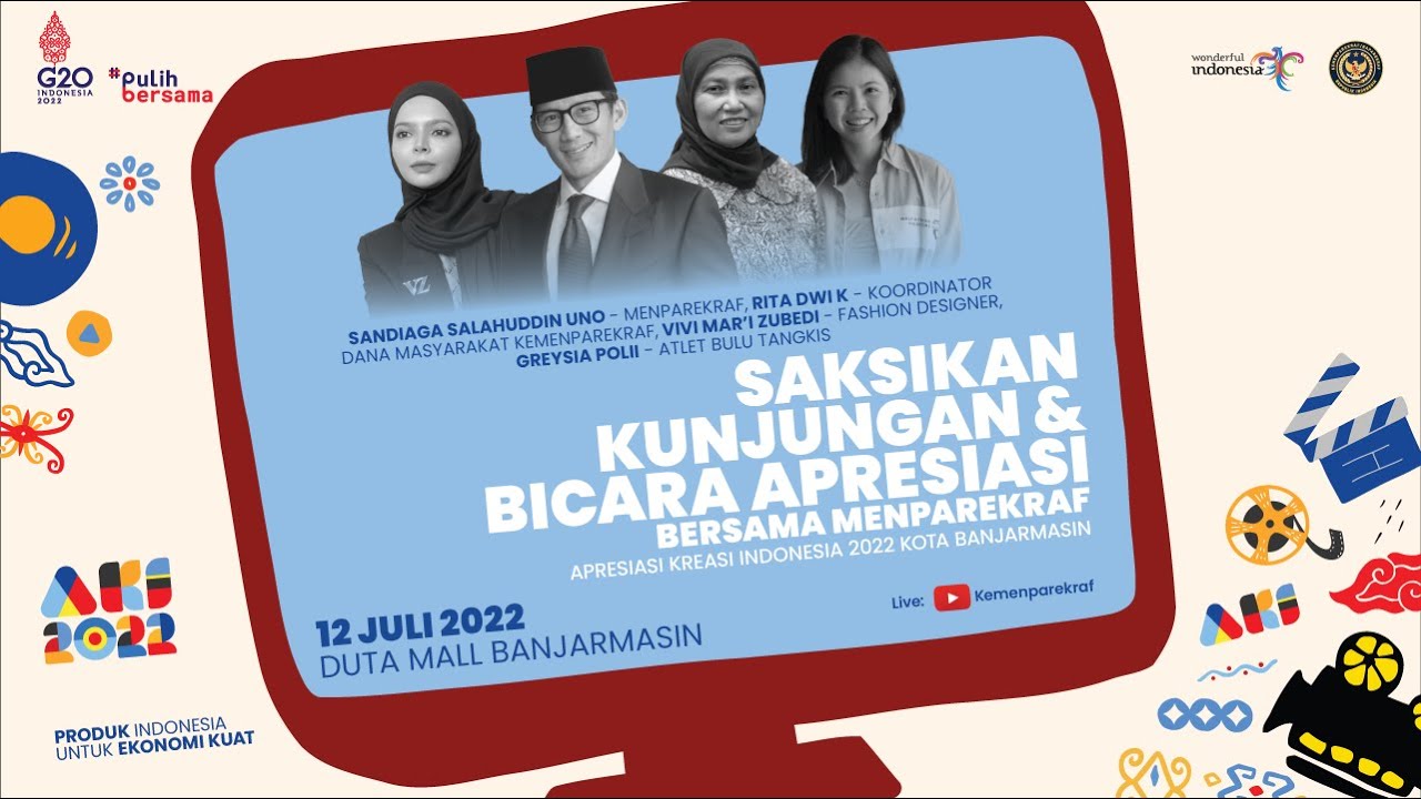 (LIVE) Pameran Apresiasi Kreasi Indonesia 2022, Banjarmasin