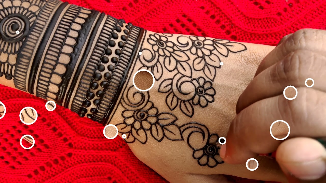 very unique and gorgeous stylish mehandi design|| mehandi decoration by GJMEHENDIDESIGNE