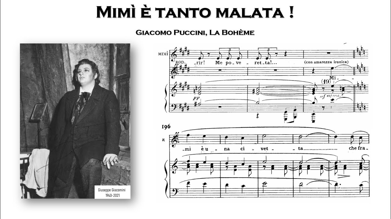 G. Puccini, La Bohème - 