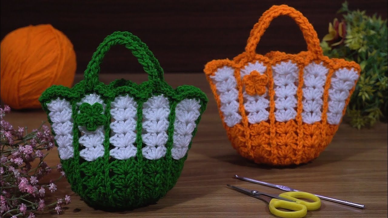 Crochet Purse Magic: Transform Yarn into Style || Make a Stylish Crochet Bag in Just a Few Minutes