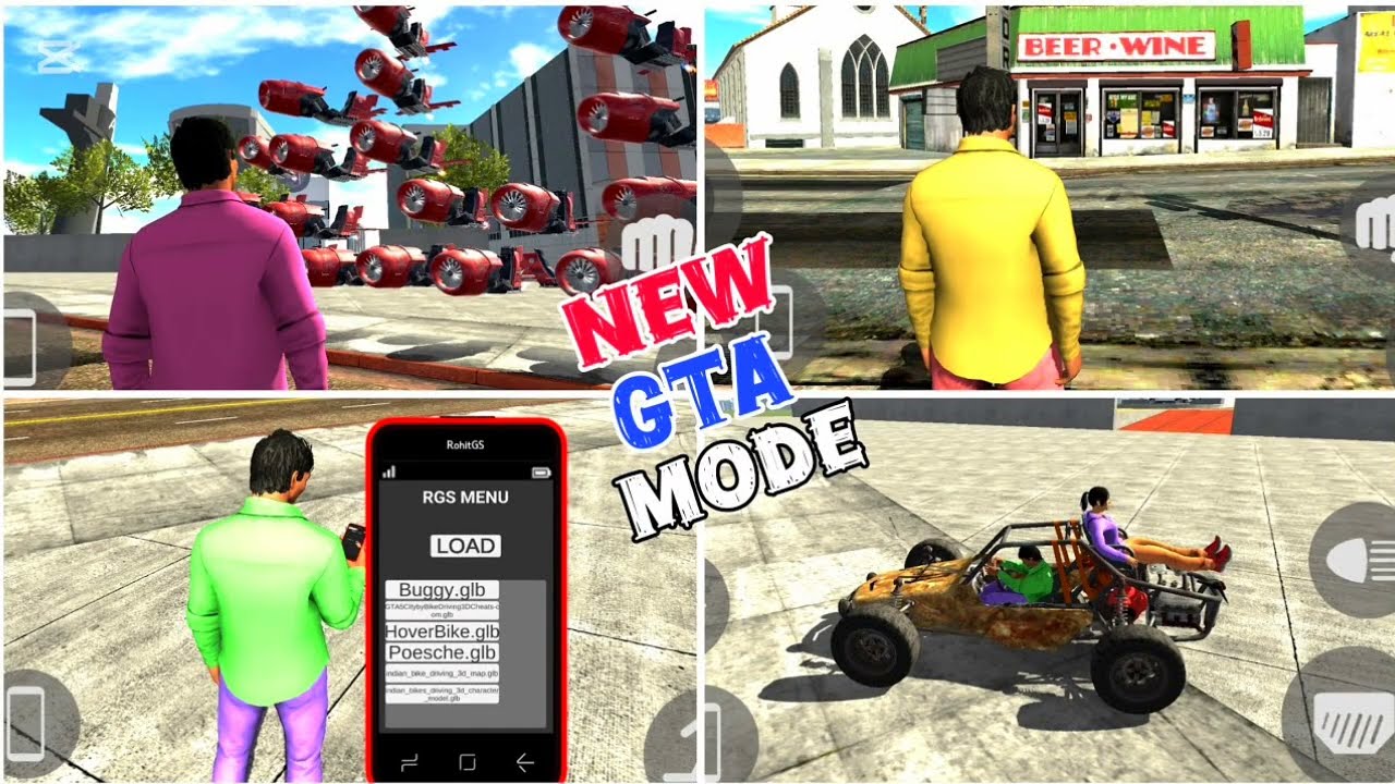 Flying Bike Cheat Code in Indian Bike Driving 3D 🤑| Indian Bike Driving 3D NEW UPDATE 🔥| 