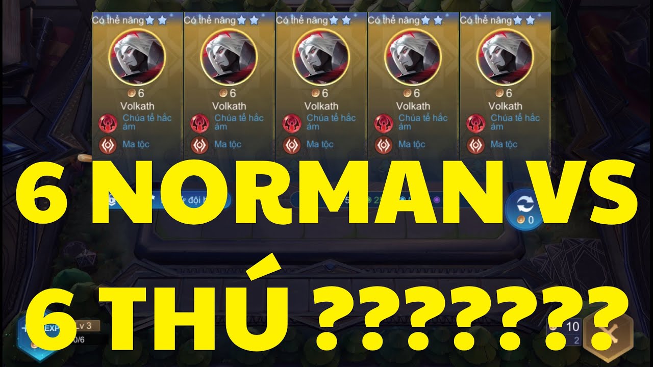 6 NORMAN LIỆU CÓ NGANG KÈO ĐƯỢC VỚI 6 THÚ ??? | CỜ LIÊN QUÂN SIZ