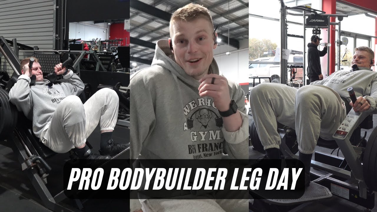 MIC'D UP LEG DAY with a Pro Natural Bodybuilder (Training Around Injuries)