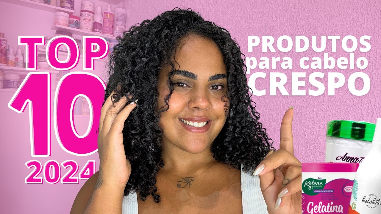 TOP 10 Produtos para CABELO CRESPO | MEUS FAVORITOS DE 2024 | Rapha Oscar