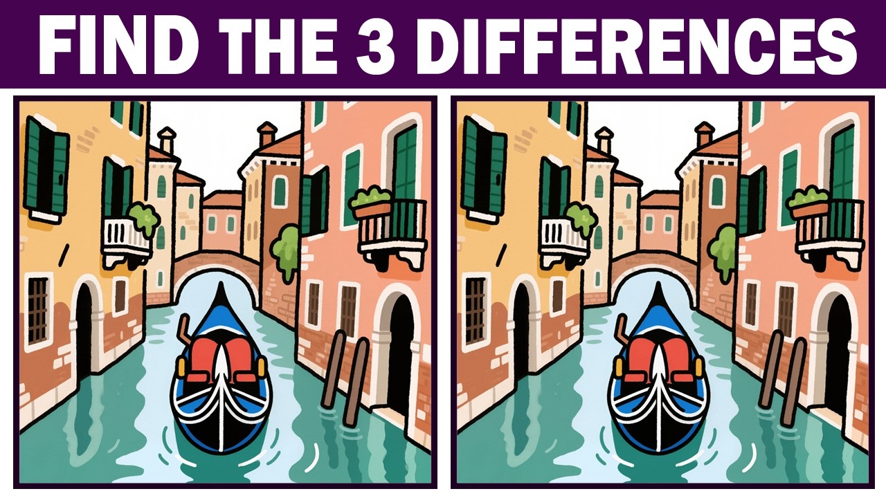 Find The Difference, Locate Three Sneaky Changes | Only Genius Can Find | Puzzle Game Challenge#84