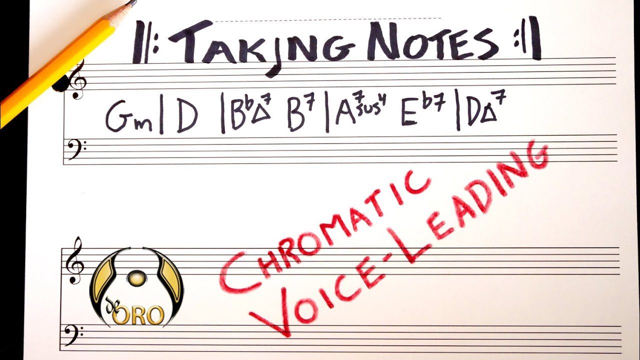 Chromatic Voice Leading Chord Progressions | 4 Examples