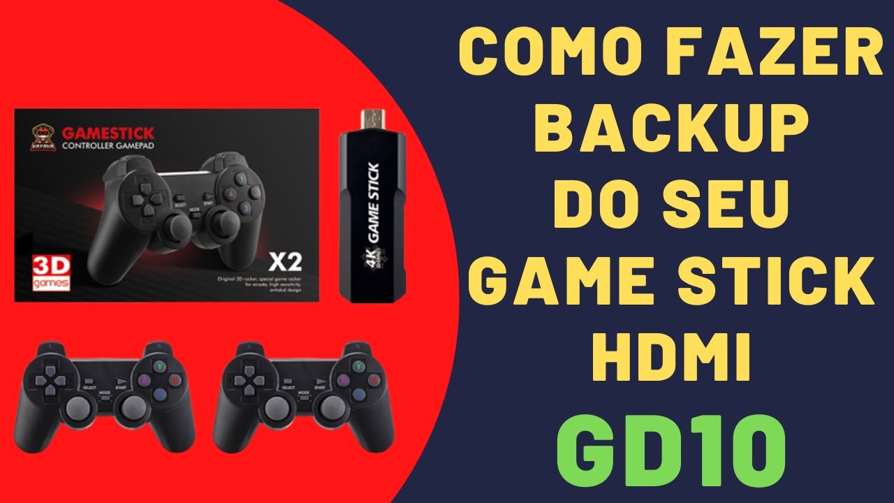 COMO FAZER BACKUP DO SEU GAME STICK 4K (GD10)
