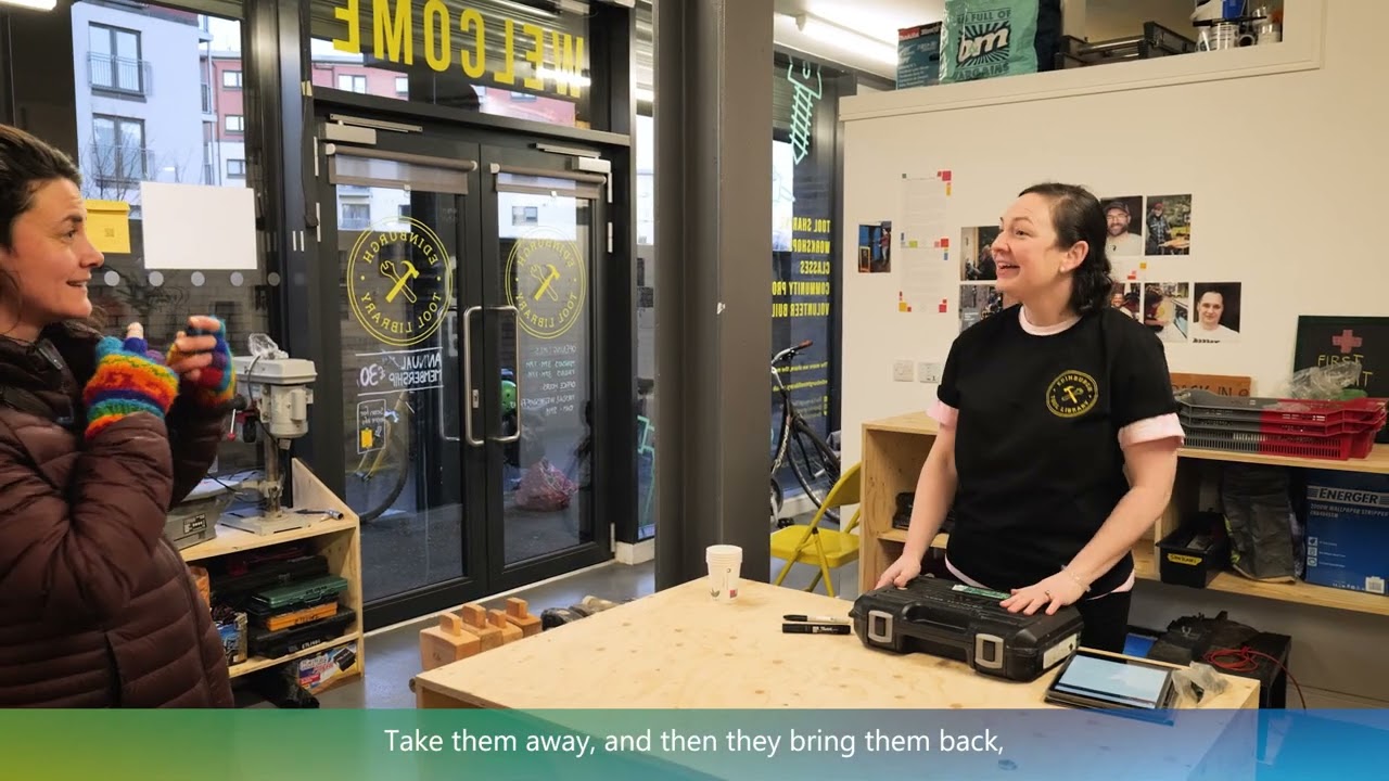 Share and Repair Network - Meet 'Edinburgh Tool Library'