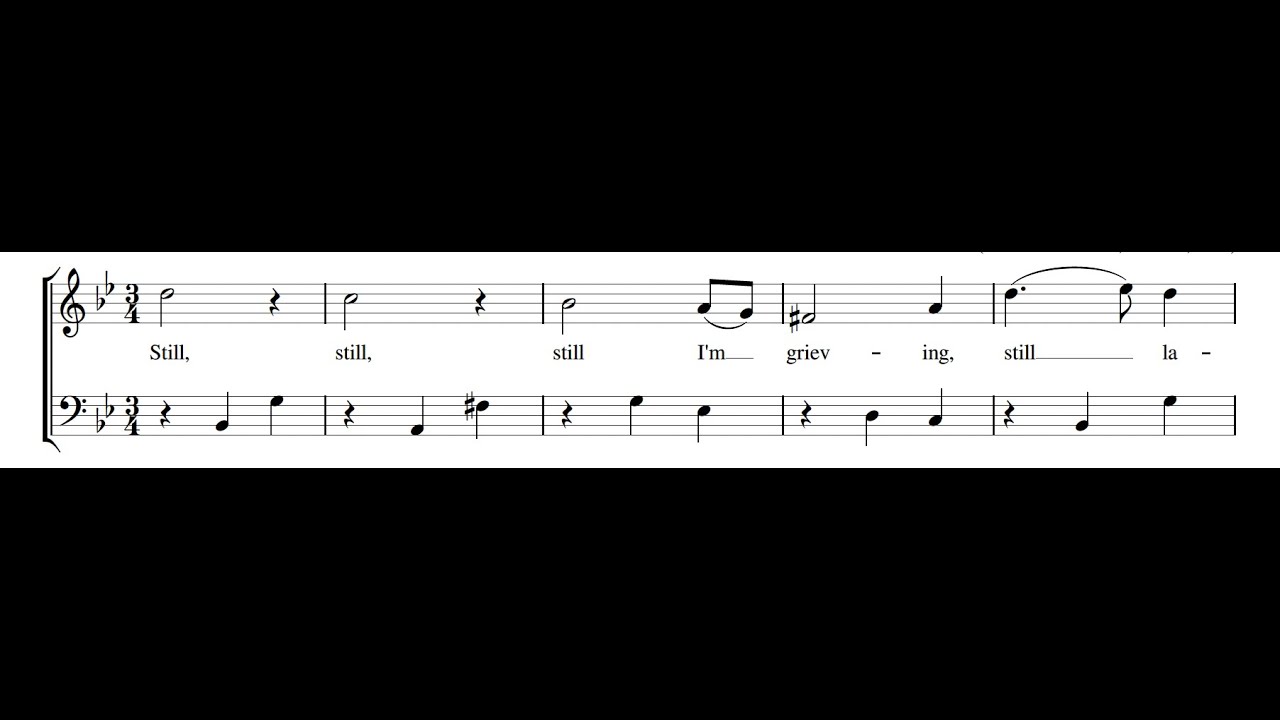 JOHN ECCLES: Still I'm grieving PDF SCORE