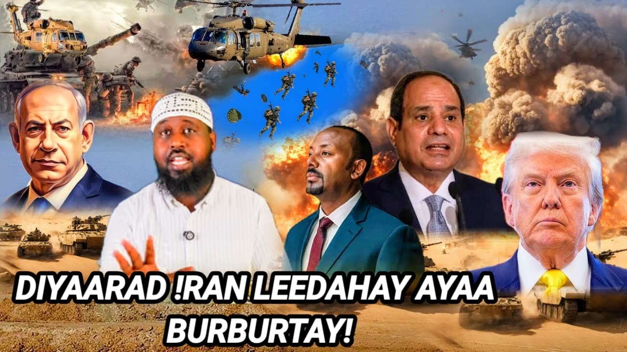 XARIGA TRUMP: TRUMP OO KA WELWELSAN IN LO XIRO KIISKA JEFERI; BURBURKA DIYAARADA !RAN: MASR OO