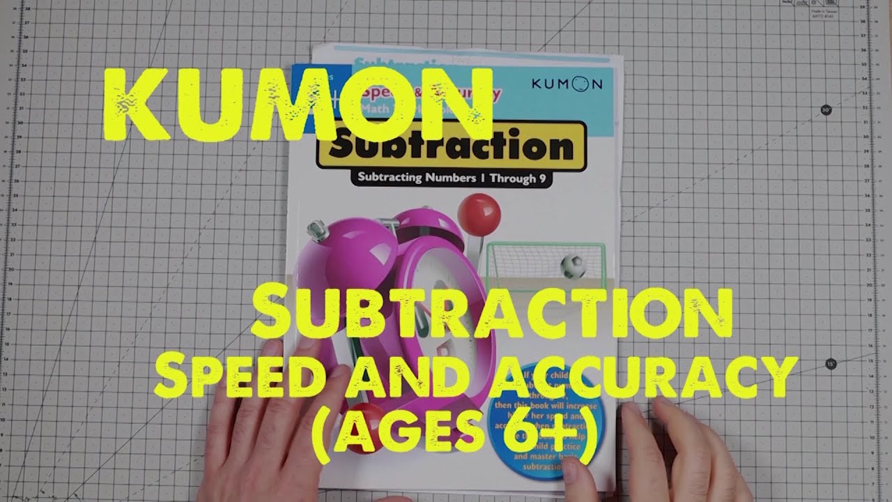 Kumon, Subtraction, Speed and Accuracy, 6+