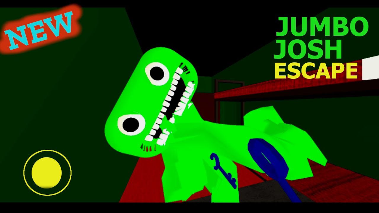 Green monster Jumbo Josh horror house escape (chase mode) mobile gameplay test .