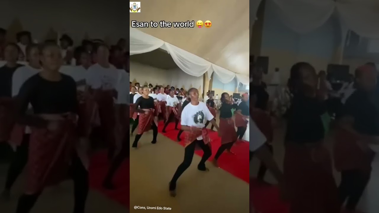 Beautiful display of Esan dance culture by our students on matric day❤#EsanCulture #culturegrows