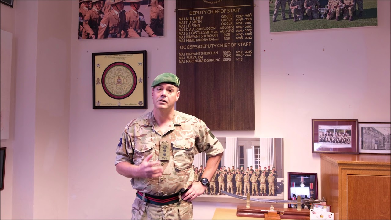 Gurkha Staff and Personnel Support - Tactical Recognition Flash and Chevrons
