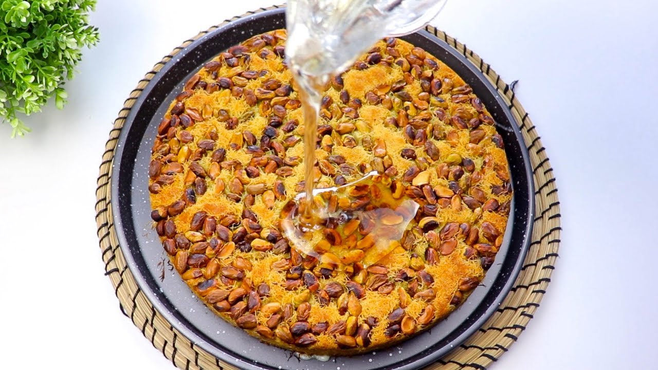احلي صينية كنافة لعزومات رمضان اختراااع 🔥 الكل هينبهر لما يدوقها 👌 مقرمشة وتجنن #هبة_ابو_الخير