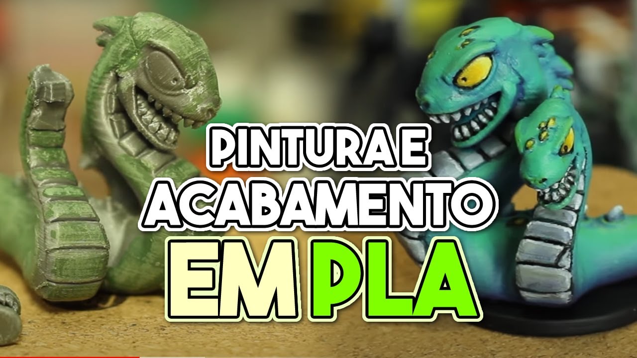 Preparação para PINTURA e ACABAMENTO em PLA - passo a passo