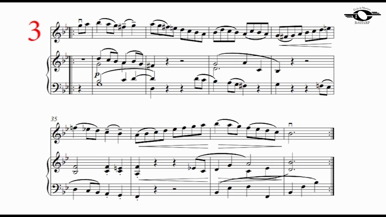 J. S. Bach Bourée - Accompaniment