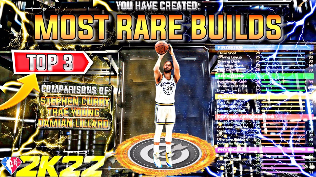 *TOP 3 MOST RARE BUILDS* TO USE on NBA 2K22 GOING INTO SEASON 8! (NEVER BEFORE SEEN BUILDS!)