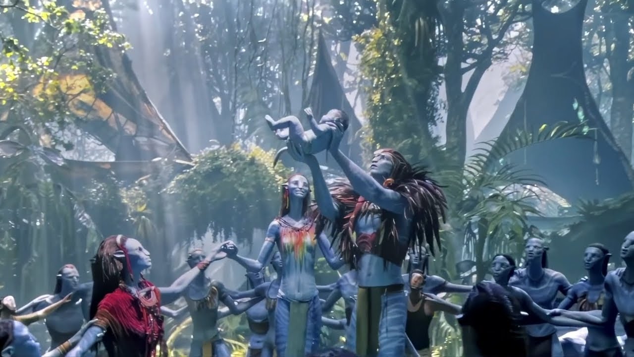 Jake Sully and Neytiri kids | Avatar: the way of water scene