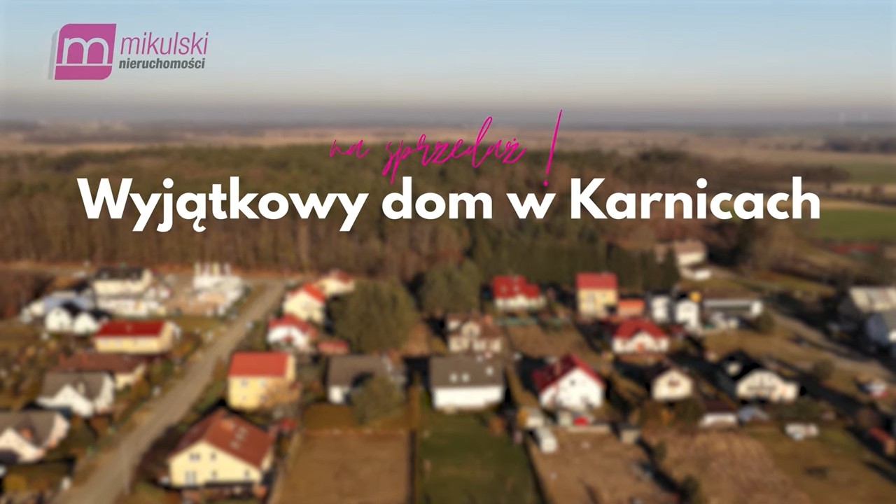 Karnice - dom wolnostojący gotowy do zamieszkania