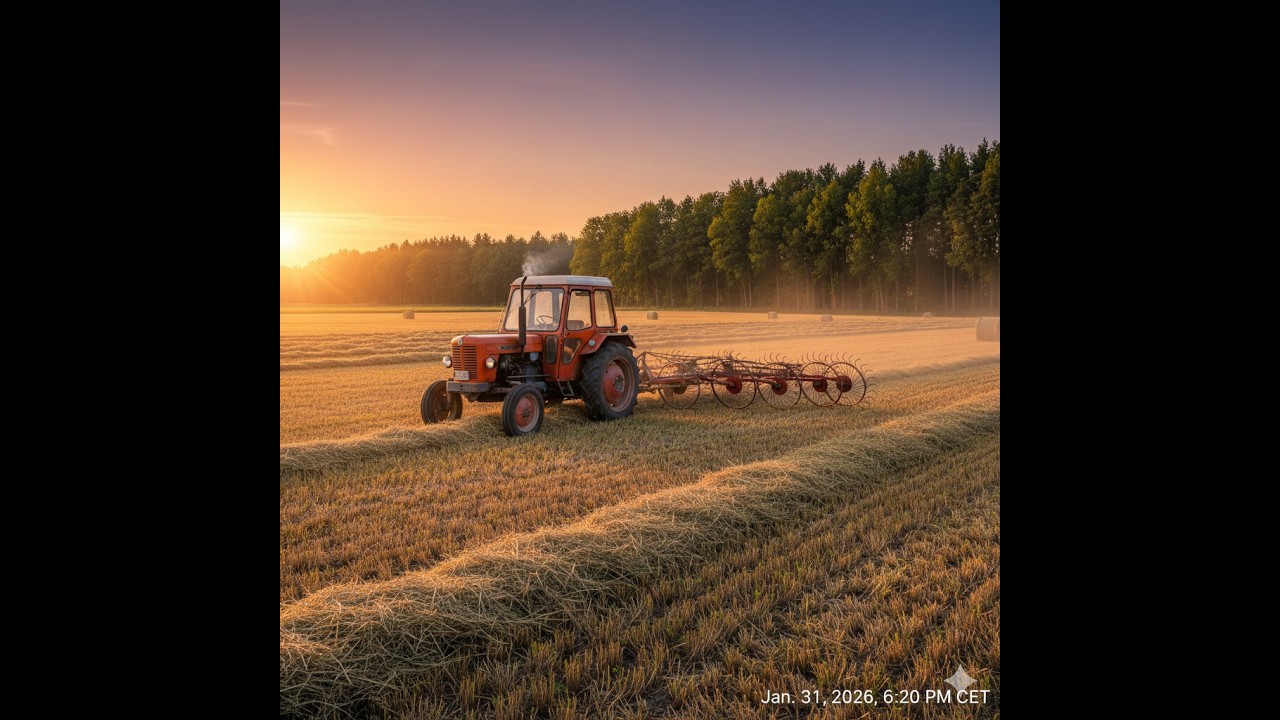 Prace polowe ciapkiem