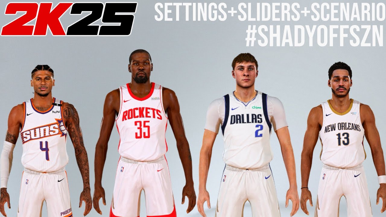 The BEST NBA 2K25 Sliders for the Offseason &ndash; Real Trades, Draft Ready, Full Setup!