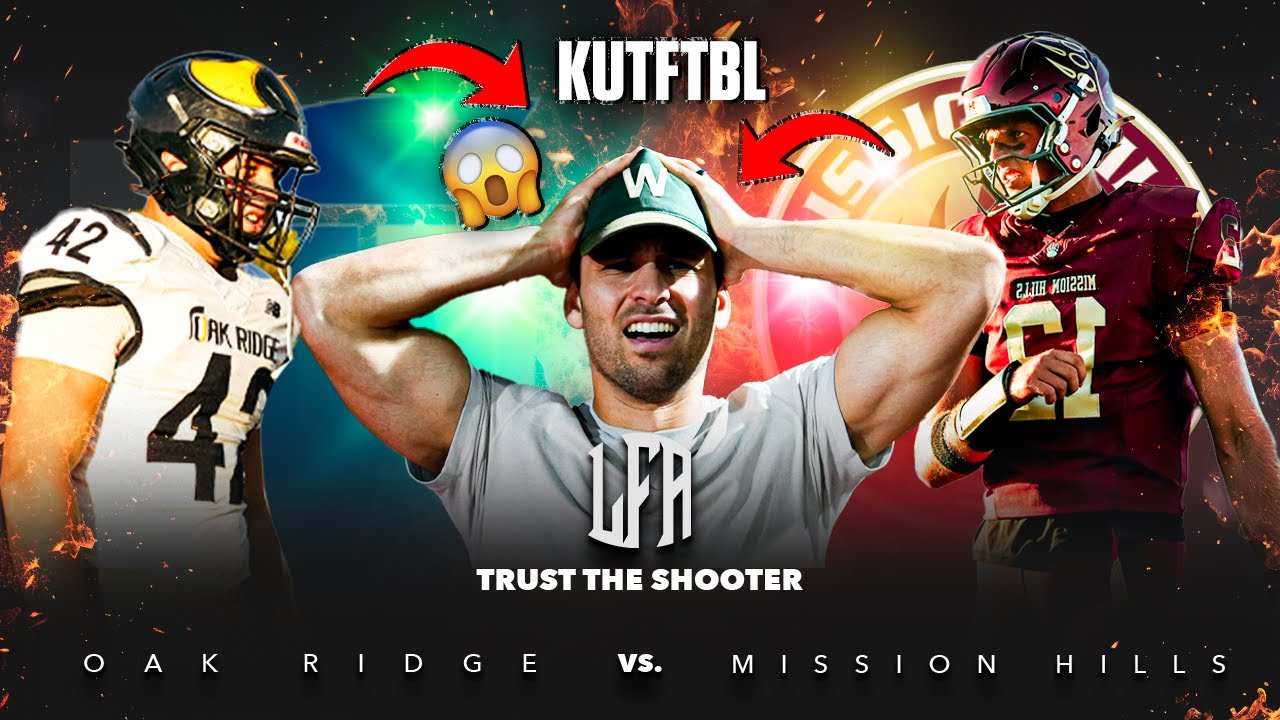 4 ⭐️ QB Troy Huhn is the Truth 🤫 | Mission Hills Vs. Oak Ridge | FT. KUTFTBL 🍿
