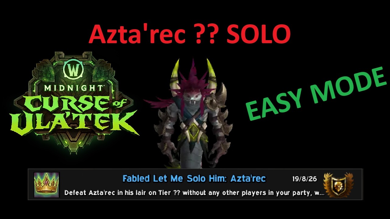 Azta'rec ?? EASY MODE! Get Fabled title while you can! | 12.1 Subtlety Rogue