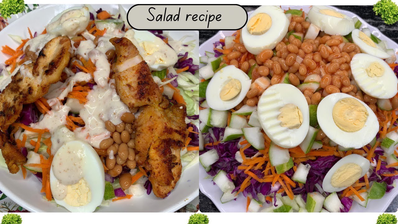 How to make Nigerian chicken salad | coleslaw recipe | simple and easy breakfast ideas #viral #food
