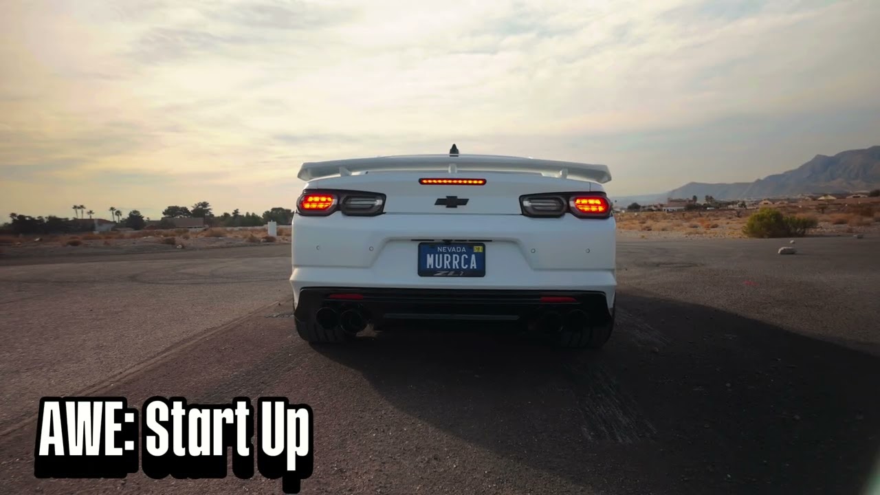AWE Touring Exhaust Resonated with discontinued ( PLP )  2022 Camaro ZL1