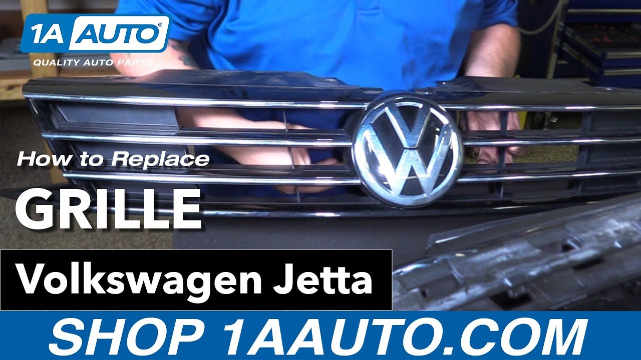 Как заменить переднюю решетку на Volkswagen Jetta 11-18