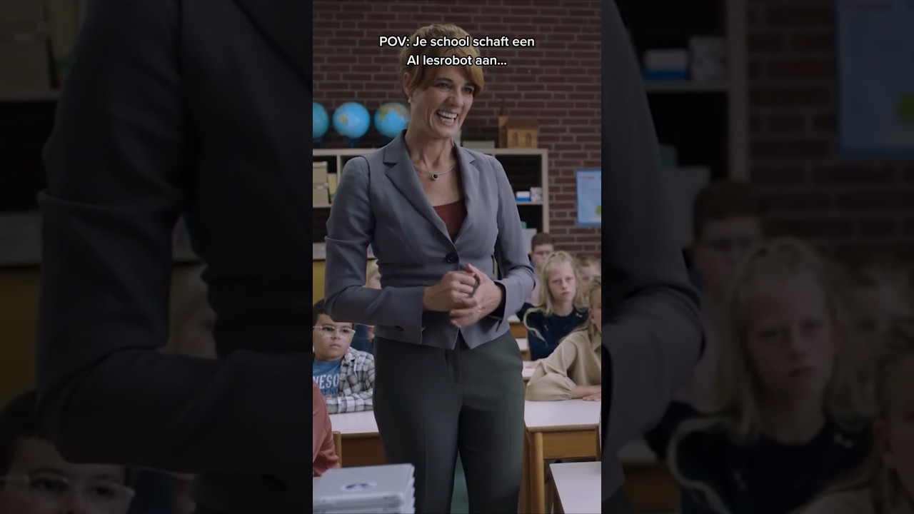 Zou jij les willen krijgen van een AI robot? 🤖 #luizenmoeder