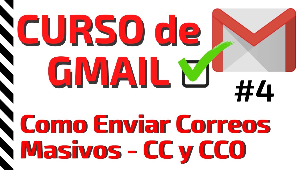 Como enviar CORREOS MASIVOS por Gmail ✅ Diferencia entre CC y CCO - Que es el CC y CCO (GMAIL 2020)