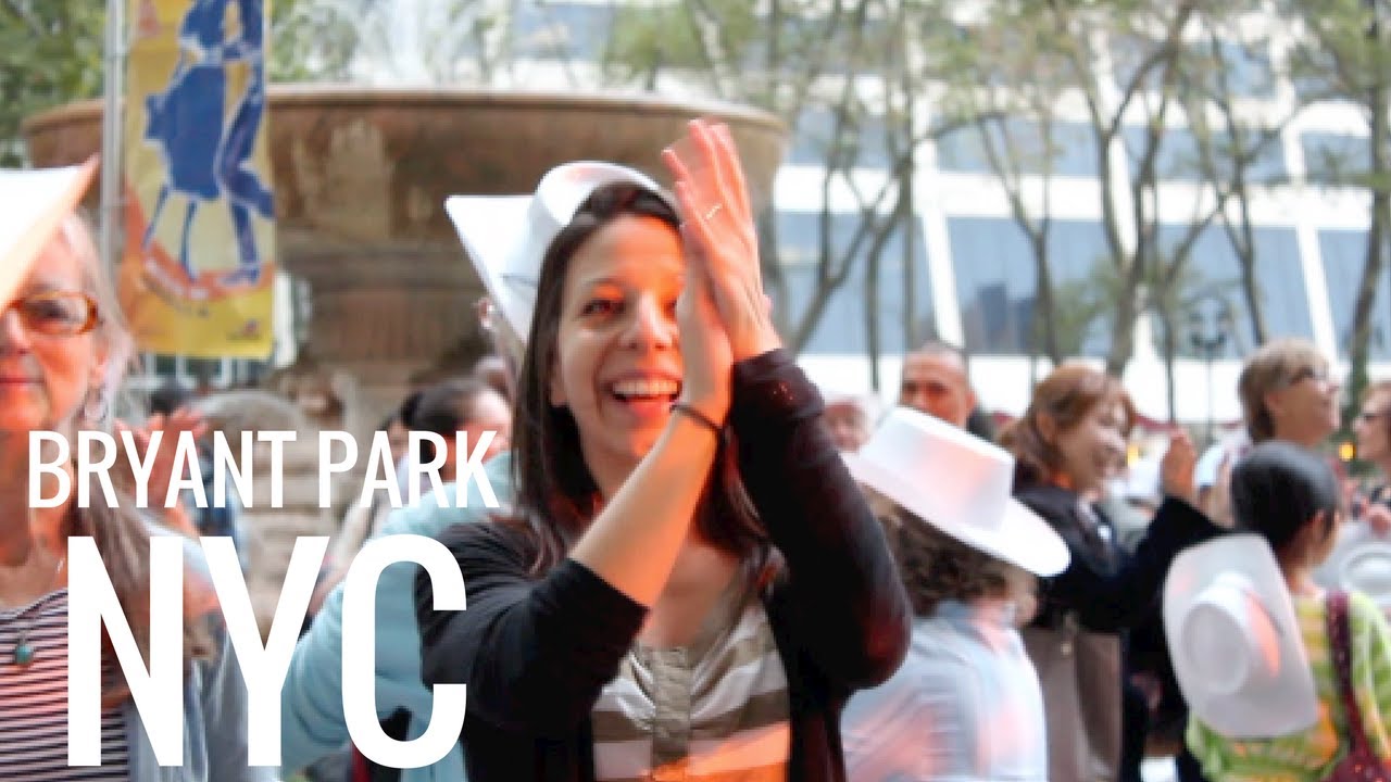 New York City: Bryant Park Square Dance