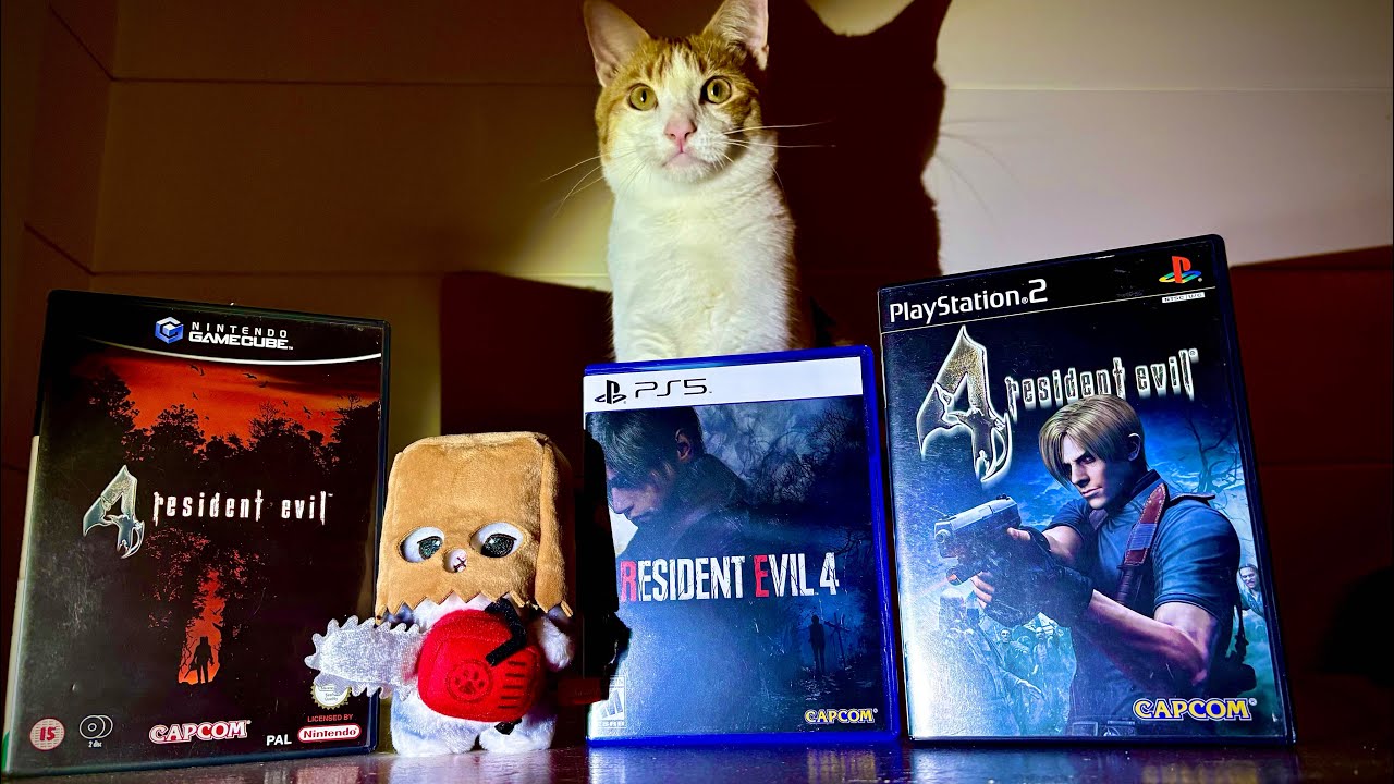 Resident Evil 4 retrospective with my cats