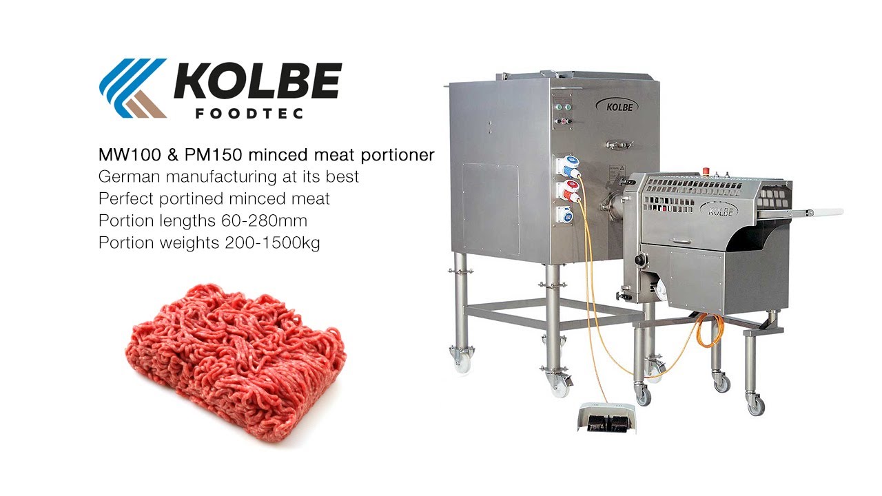 Kolbe MW100 with PM150 portioner