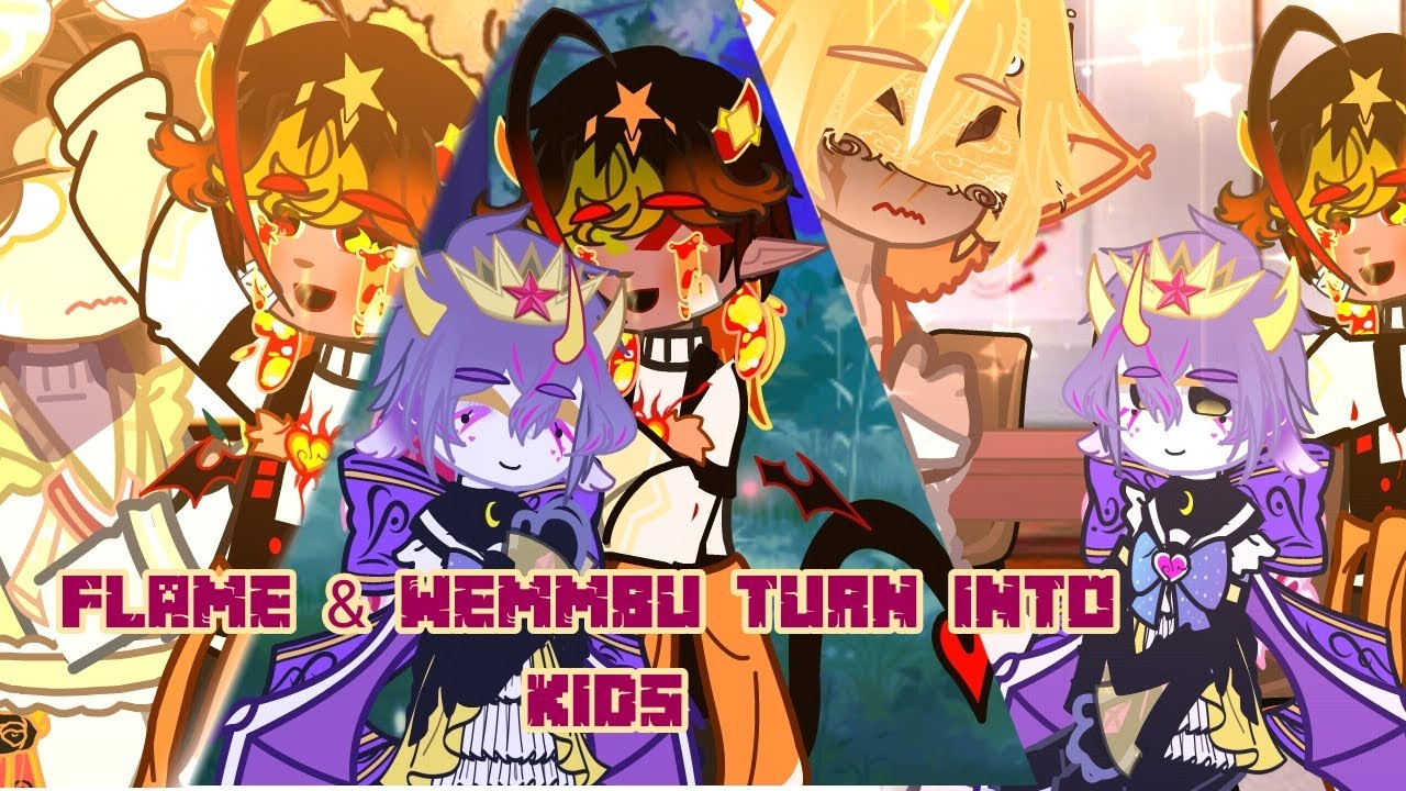 Flame & Wemmbu turn into kids||0.5x speed||Unstable SMP||ft Me & Myself