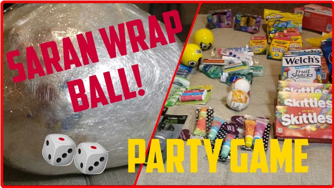 Saran Wrap Ball Game: Dollar Tree