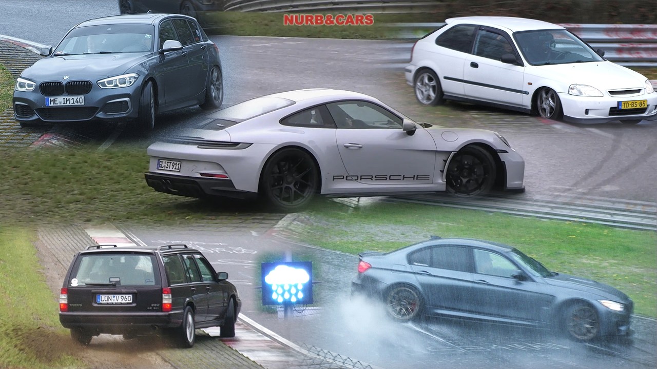 NÜRBURGRING  Rain & Fail  When Grip Disappears 🙈