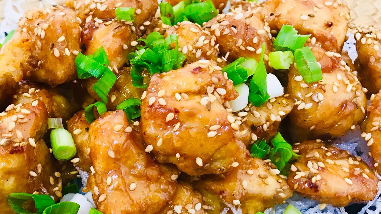 دجاج بالسمسم صيني Sesame chicken
