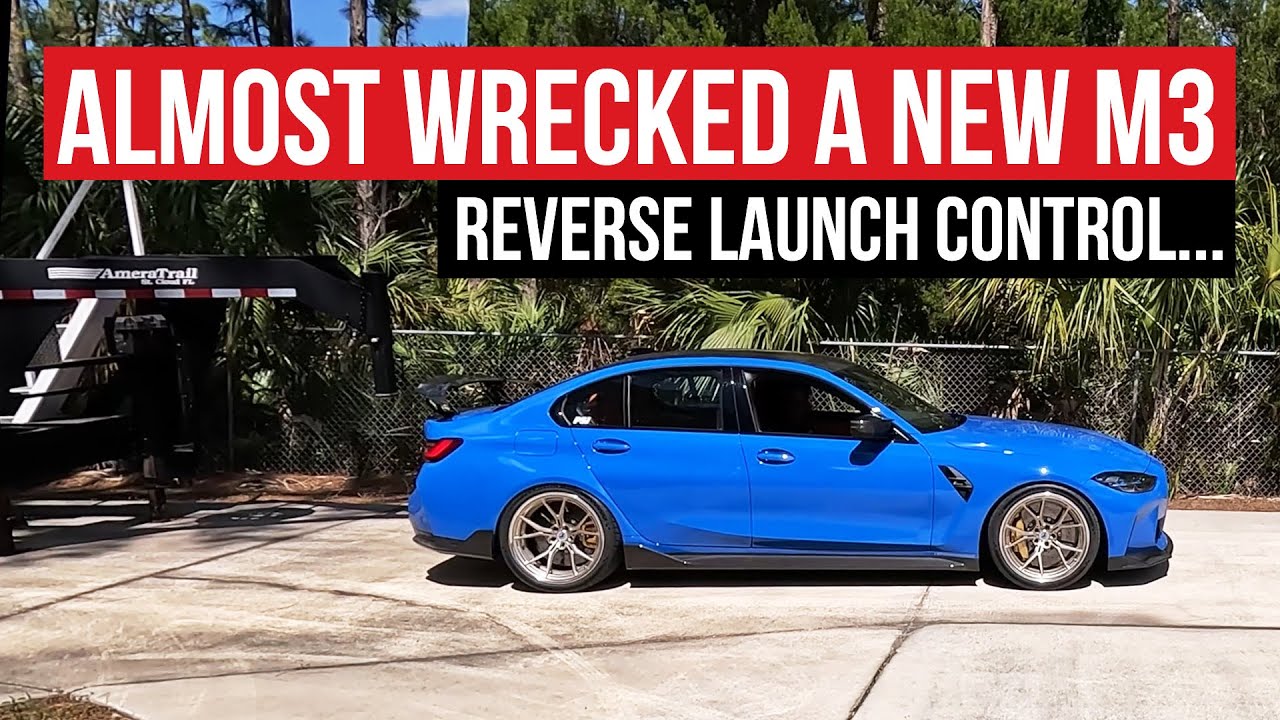 Launch Control In A 2023 M3 Competition Is Wild!