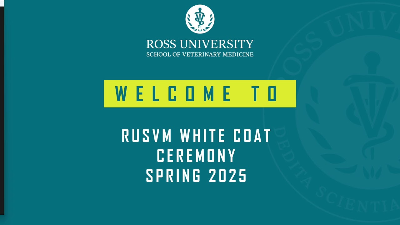 RUSVM Spring 2025 White Coat Ceremony