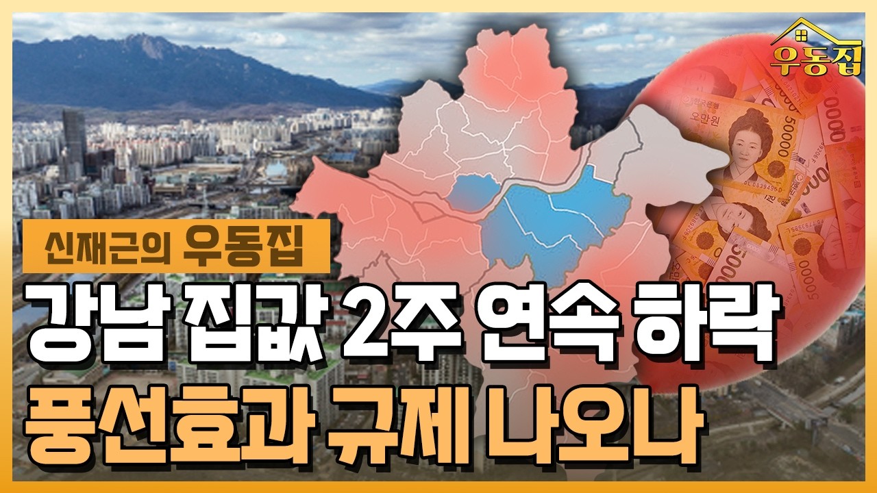 강남 떨어지고, 외곽은 오른다 [우동집 브리핑] / 한국경제TV뉴스